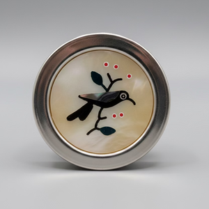 New! Eucalyptus Blossom Balm in Abalone Bird Inlay Pill Case