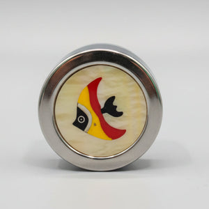 New! Coco Limon Passionfruit Balm in Abalone Tropical Fish Abalone Inlay Case